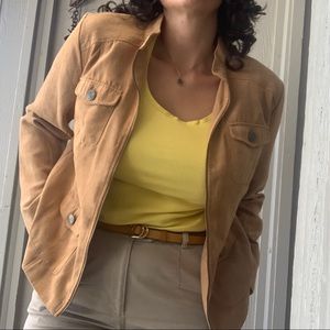 Sweet camel color lightweight jacket